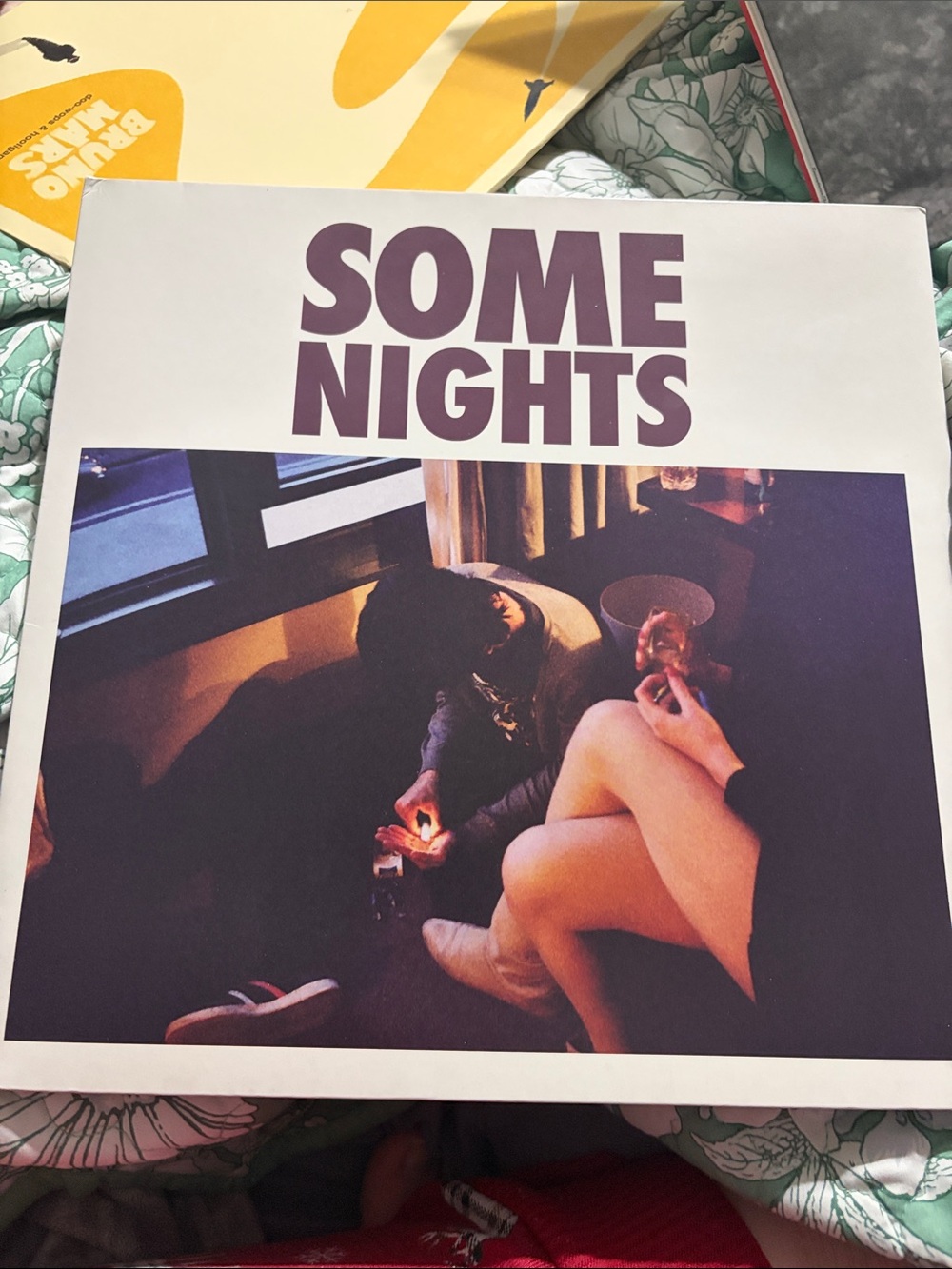 Some Nights Vinyl Album - Purple & White Cover